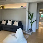 Apto centro con jardín